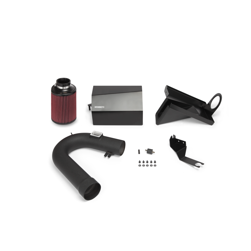 Mishimoto BMW 12-13 320i/328i / 14-15 428i / 15-16 228i Kit de admisión de aire de alto rendimiento - Negro arrugado