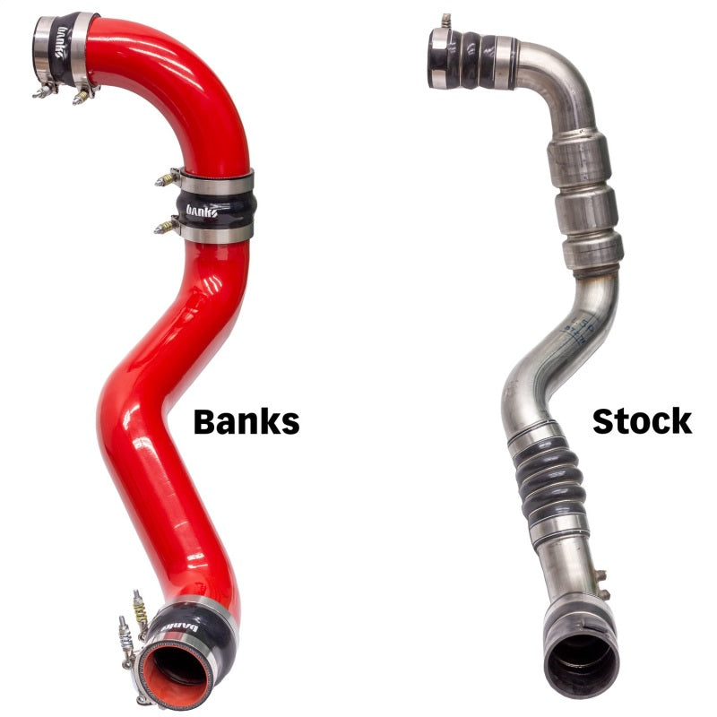 Banks Power 17-19 Chevy/GMC 2500HD/3500HD Diesel 6.6L Kit de actualización de tubo de refuerzo - Rojo