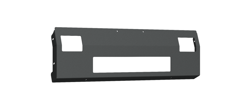 Road Armor 99-07 Ford F-250/F-350 Vaquero Placa delantera sin cabrestante - Tex Blk