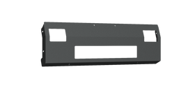 Road Armor 99-07 Ford F-250/F-350 Vaquero Front Non-Winch Plate - Tex Blk