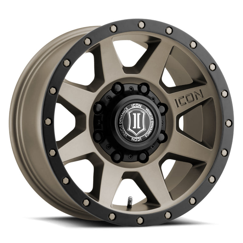 ICON Rebound 17x8.5 8x6.5 13mm Offset 5.25in BS Rueda de bronce de 121.4mm de diámetro