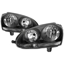 Cargar imagen en el visor de la galería, xTune Volkswagen Golf 06-09 OEM Style Headlights Black - OEM Black HD-JH-VJ06-BK