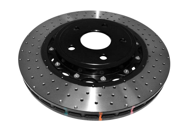 DBA 06-10 Jeep Grand Cherokee SRT8 Rotor perforado en cruz delantero serie 5000 con sombrero negro