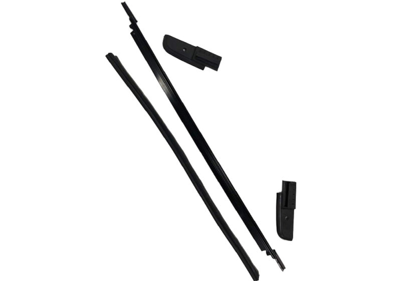 Rampage 2018+ Jeep Wrangler JL (2 y 4 puertas) Barra de puerta trasera con capota blanda, color negro