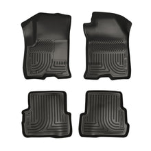 Cargar imagen en el visor de la galería, Husky Liners 08-11 Ford Focus WeatherBeater Combo Revestimientos de piso negros