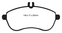 Cargar imagen en el visor de la galería, EBC 12-14 Mercedes-Benz C250 (W204) 1.8 Turbo Pastillas de freno delanteras Greenstuff
