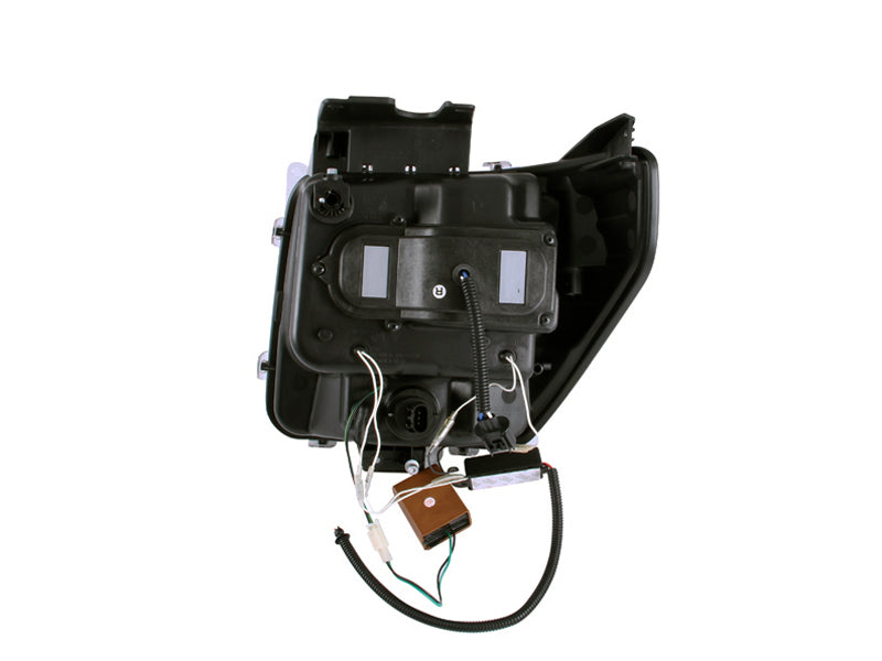 ANZO 2007-2012 Dodge Nitro proyector faros con Halo negro (CCFL) G2