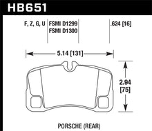 Cargar imagen en el visor de la galería, Hawk 12-13 Porsche 911 Turbo HPS 5.0 Rear Brake Pads