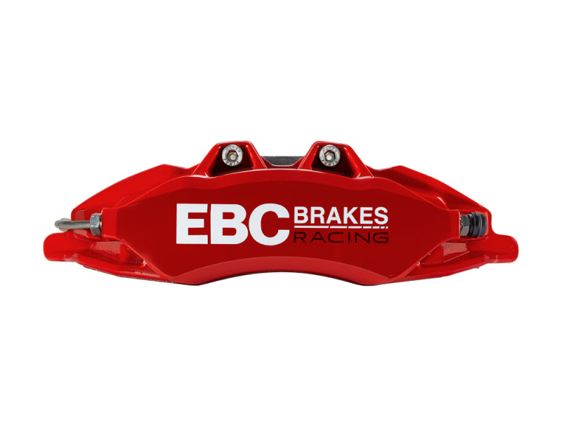 EBC Racing 17-21 Honda Civic Type-R (FK8) Pinzas rojas Apollo-6 Rotores de 380 mm Kit de freno delantero grande