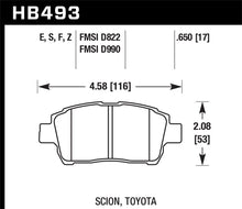 Cargar imagen en el visor de la galería, Hawk 04-07 xA/xB D990 Performance Ceramic Street Front Brake Pads