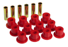 Cargar imagen en el visor de la galería, Prothane 72-81 International Scout II Spring &amp; Shackle Bushings - Red
