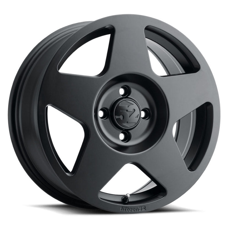 quince52 Tarmac 17x7.5 4x108 42mm ET 63.4mm Rueda negra de asfalto con orificio central