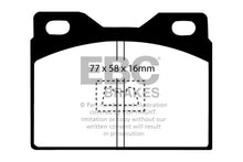 Cargar imagen en el visor de la galería, Pastillas de freno delanteras EBC 76-85 Porsche 924 2.0 Redstuff