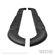 Cargar imagen en el visor de la galería, Westin 18-22 Jeep Wrangler JLU 4dr Platinum 4 Oval Nerf Step Bars - Tex. Blk
