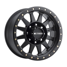 Cargar imagen en el visor de la galería, Method MR304 Double Standard 20x10 -18mm Offset 8x6.5 130.81mm CB Matte Black Wheel