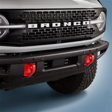 Cargar imagen en el visor de la galería, Ganchos de remolque para parachoques delantero Ford Racing 2021+ Bronco - Rojo (par)