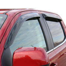 Cargar imagen en el visor de la galería, Westin 2015-2018 Chevrolet/GMC Colorado/Canyon Crew Cab Wade Slim Wind Deflector 4pc - Smoke