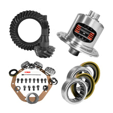 Cargar imagen en el visor de la galería, Yukon 9.25in CHY 3.91 Rear Ring &amp; Pinion Install Kit 31 Spline Positraction 1.7in Axle Bearings