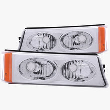 Cargar imagen en el visor de la galería, ANZO 2003-2006 Chevrolet Silverado 1500 Euro Parking Lights Crystal