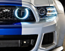 Cargar imagen en el visor de la galería, Oracle Ford Mustang 10-13 WP LED Fog Halo Kit (Grille Style) - White SEE WARRANTY