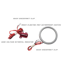 Cargar imagen en el visor de la galería, Oracle Jeep Wrangler 07-17 LED Waterproof Turn Signal Halo Kit - Amber SEE WARRANTY