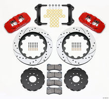 Cargar imagen en el visor de la galería, Wilwood AERO6 Front Hat Kit 15.00 Drilled Red 97-04 Corvette C5/Z06 05-13 C6