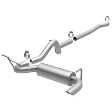 Cargar imagen en el visor de la galería, MagnaFlow 12-14 Jeep Wrangler 4dr Single Straight Rear P/S Exit Stainless C/B Performance Exhaust