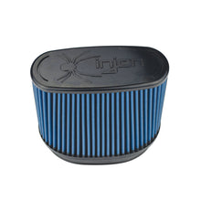 Cargar imagen en el visor de la galería, Filtro de aire de gasa de algodón engrasado de 8 capas Injen/base ovalada ID ovalada/medio HT de 5,55 pulgadas/parte superior ovalada de 7 x 2,75 pulgadas
