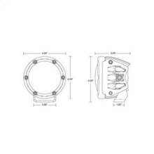 Cargar imagen en el visor de la galería, Rigid Industries 360-Series 4 pulgadas antiniebla con lente PRO ámbar - Blanco (par)