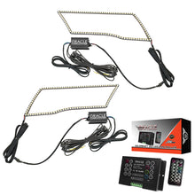 Cargar imagen en el visor de la galería, Oracle 09-18 Dodge Ram Switchback Quad Headlight Halo Kit - RGB+A + w/ 2.0 Controller SEE WARRANTY