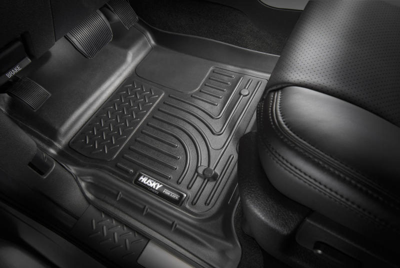 Husky Liners 2022 Acura MDX Weatherbeater Revestimientos negros para el piso del asiento delantero y secundario