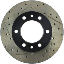 Cargar imagen en el visor de la galería, StopTech 81-89 Toyota Land Cruiser Slotted &amp; Drilled Front Rotor