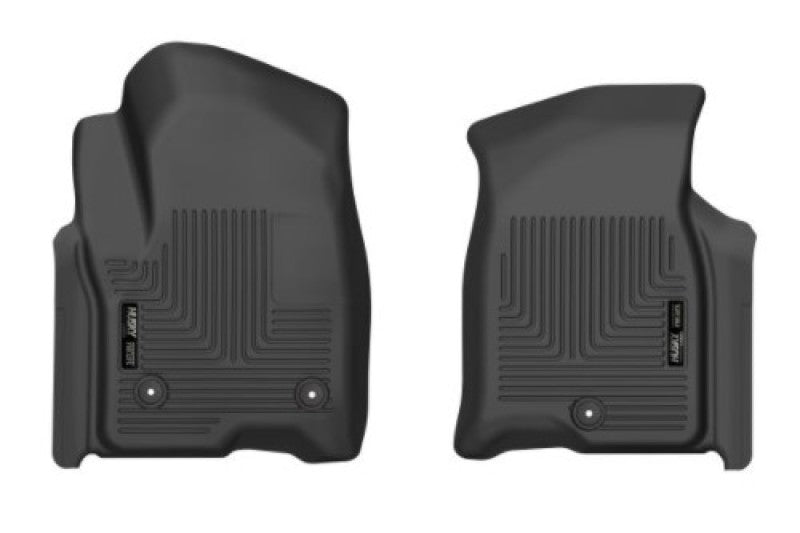 Husky Liners 21-23 Chevy Tahoe / 21-23 Cadillac Escalade X-Act Contour negro revestimiento para piso de asiento delantero