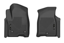 Cargar imagen en el visor de la galería, Husky Liners 21-23 Chevy Tahoe / 21-23 Cadillac Escalade X-Act Contour negro revestimiento para piso de asiento delantero