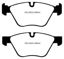 Cargar imagen en el visor de la galería, EBC 08-10 BMW 128 3.0 Redstuff Front Brake Pads