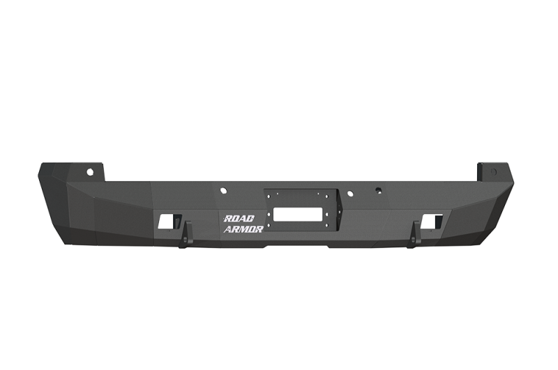 Road Armor 08-16 Ford F-250 Stealth Parachoques trasero con orificios para sensores - Tex Blk