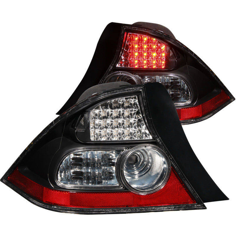 ANZO 2004-2005 Honda Civic luces traseras LED negras