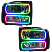 Cargar imagen en el visor de la galería, Oracle 05-07 Ford F-250/350 SMD HL - Black - ColorSHIFT w/ 2.0 Controller SEE WARRANTY