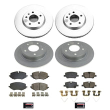 Load image into Gallery viewer, Power Stop 21-22 Chevrolet Trailblazer Front &amp; Rear Z17 Coated Brake Kit
