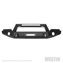 Cargar imagen en el visor de la galería, Westin 07-18 Jeep Wrangler JK WJ2 Full Width Front Bumper w/LED Light - Tex. Blk