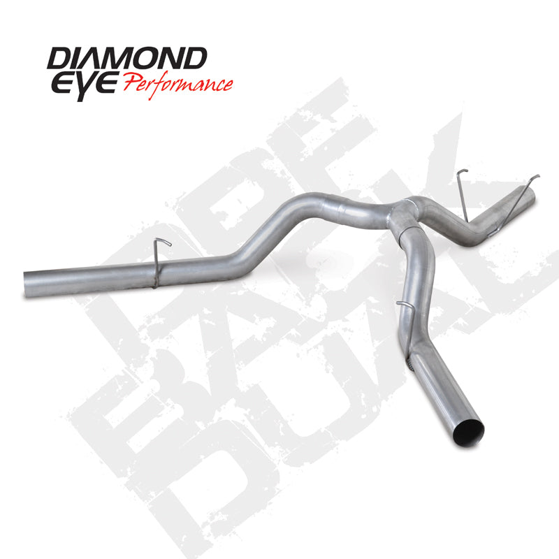 KIT Diamond Eye 4in DPF-BACK DUAL AL: DODGE 6.7L 2500 2014 SOLO CAJA LARGA