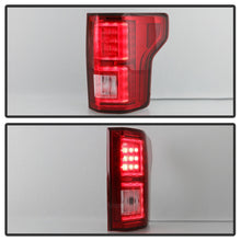 Cargar imagen en el visor de la galería, Spyder 18-19 Ford F-150 (w/o Blind Spot Sensor) LED Tail Lights - Red Clear (ALT-YD-FF15018-LED-RC)