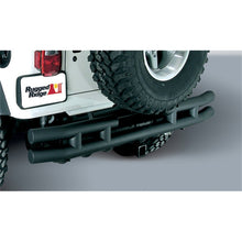 Cargar imagen en el visor de la galería, Rugged Ridge 3-In Dbl Tube Rear Bumper w/ Hitch 87-06 Jeep Wrangler