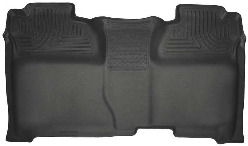 Husky Liners 14 Chevrolet Silverado 1500/GMC Sierra 1500 WeatherBeater Revestimientos negros para el piso del segundo asiento