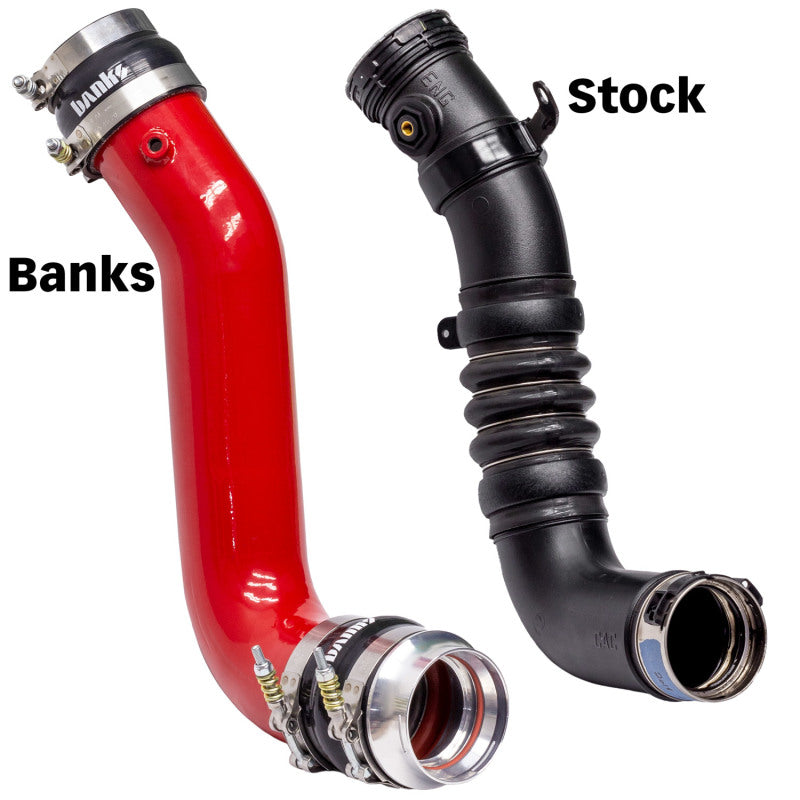 Banks Power 17-19 Chevy/GMC 2500HD/3500HD Diesel 6.6L Kit de actualización de tubo de refuerzo - Rojo