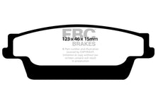 Cargar imagen en el visor de la galería, EBC 06-07 Cadillac CTS 2.8 (Sports Suspension) Ultimax2 Rear Brake Pads