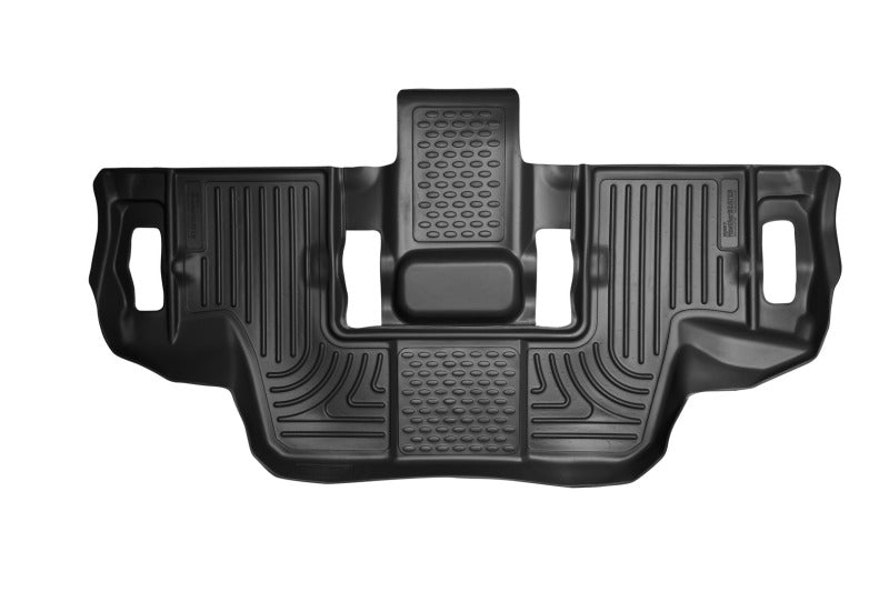 Husky Liners 09-13 Ford Flex WeatherBeater Revestimiento de piso para tercer asiento, color negro