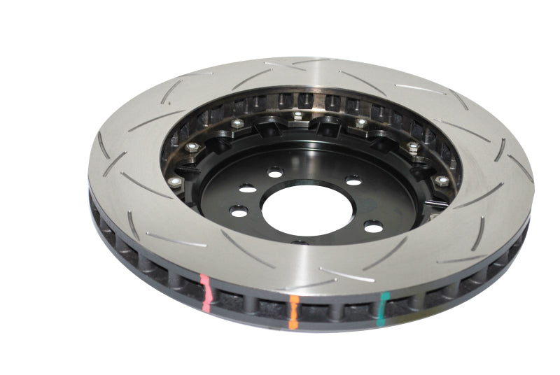 DBA 09-15 Lotus Evora F Rotor delantero ranurado serie 5000 de 2 piezas ensamblado con sombrero negro