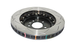Cargar imagen en el visor de la galería, DBA 09-15 Lotus Evora F Rotor delantero ranurado serie 5000 de 2 piezas ensamblado con sombrero negro