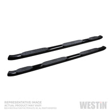 Cargar imagen en el visor de la galería, Westin 2019 Chevrolet Silverado Double Cab con caja de 6.5 pulgadas PRO TRAXX 5 W2W Barras de escalón Nerf ovaladas - Negro